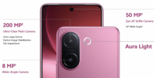 Vivo V60e Camera – "Vivo V60e का 200 MP OIS रियर कैमरा, AI पोर्ट्रेट मोड के साथ