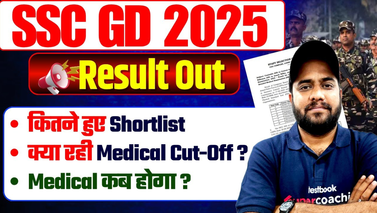 SSC GD Medical Cut Off 2025