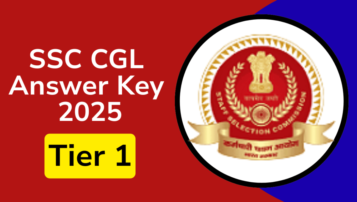 SSC CGL answer key 2025 Tier 1