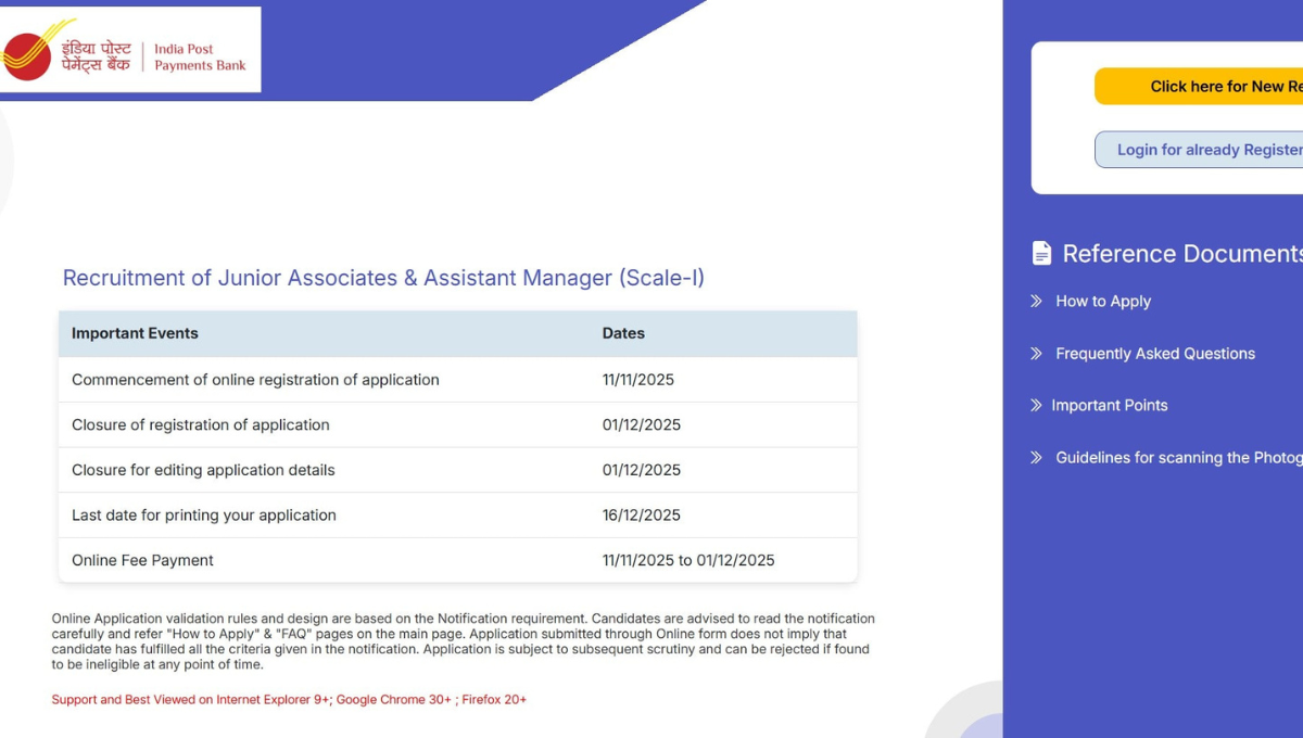 IPPB Recruitment 2025 Apply Online