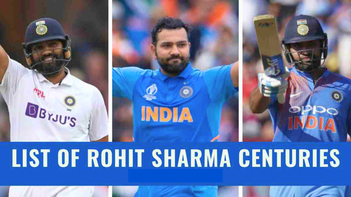 Rohit Sharma total centuries in all formats रिकॉर्ड हिंदी में