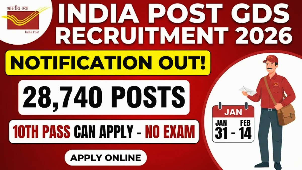India Post GDS Recruitment 2026: गांव से शहर तक युवाओं की उम्मीद बनेगी ये भर्ती