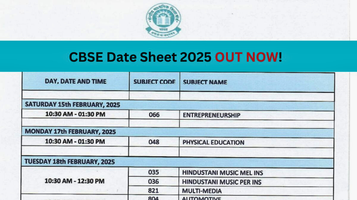 CBSE Exam Date 2025-26 के लिए आधिकारिक डेट शीट और तैयारी के टिप्स