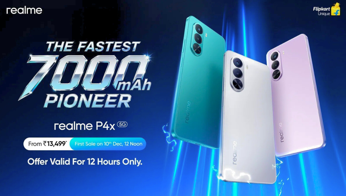 Realme P4x 5G Price और फीचर्स – कैमरा, बैटरी, फास्ट चार्जिंग