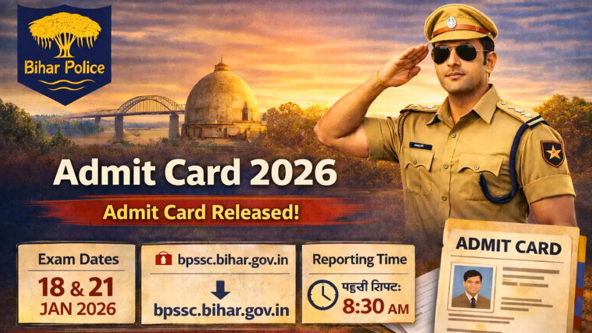 Bihar Daroga Admit Card 2026 डाउनलोड और एग्जाम जानकारी