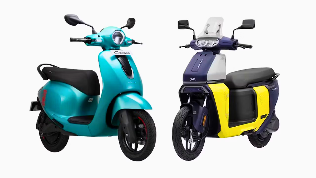 Bajaj Chetak C2501 vs TVS Orbiter कीमत और फीचर्स तुलना टेबल