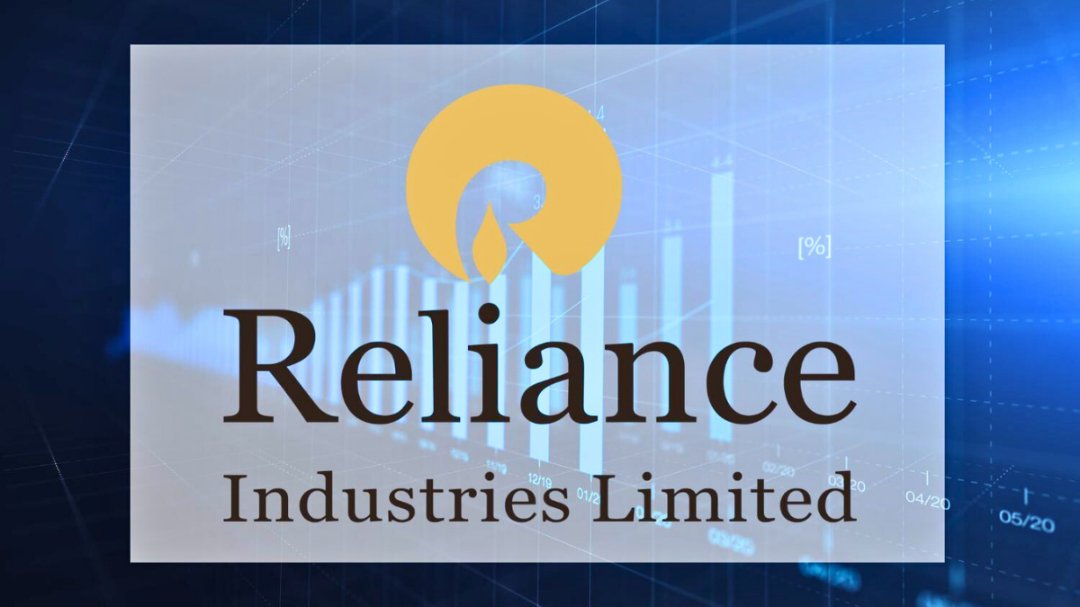 Reliance Industries Share Price 2026 – बढ़ता हुआ ग्राफ और कंपनी का लोगो