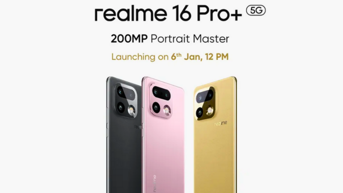 200MP कैमरा और कर्व्ड AMOLED डिस्प्ले के साथ realme 16 pro स्मार्टफोन