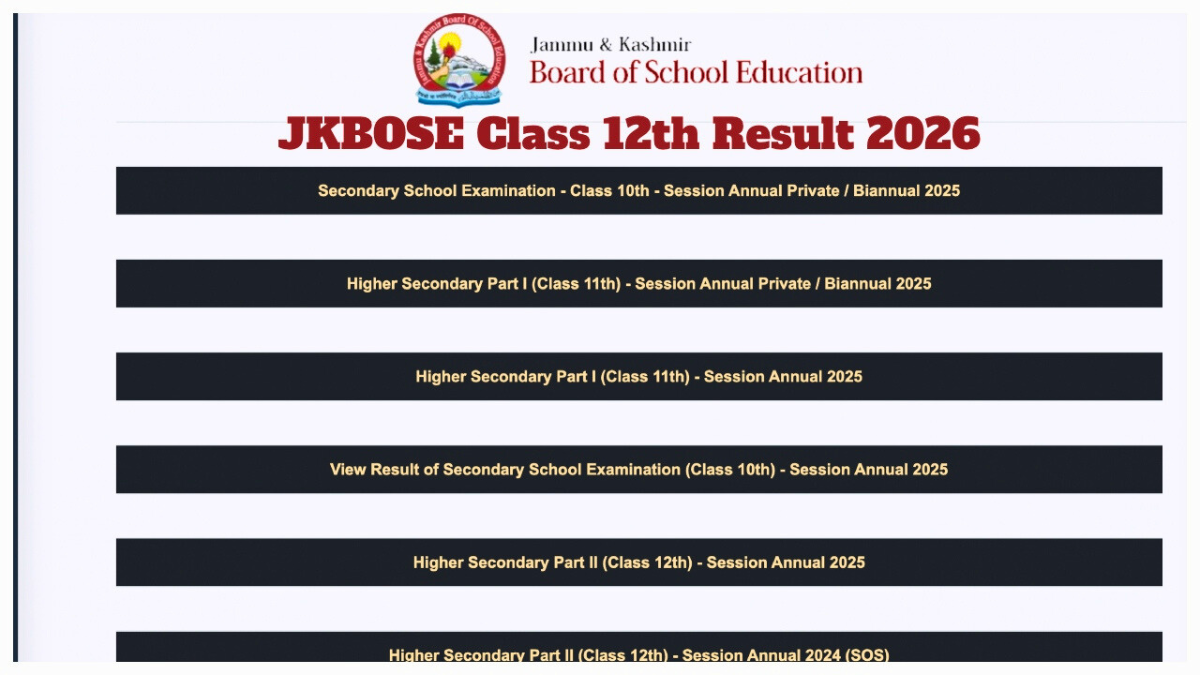 JKBOSE Class 12th Result 2026 ऑनलाइन रिजल्ट चेक करते हुए छात्र