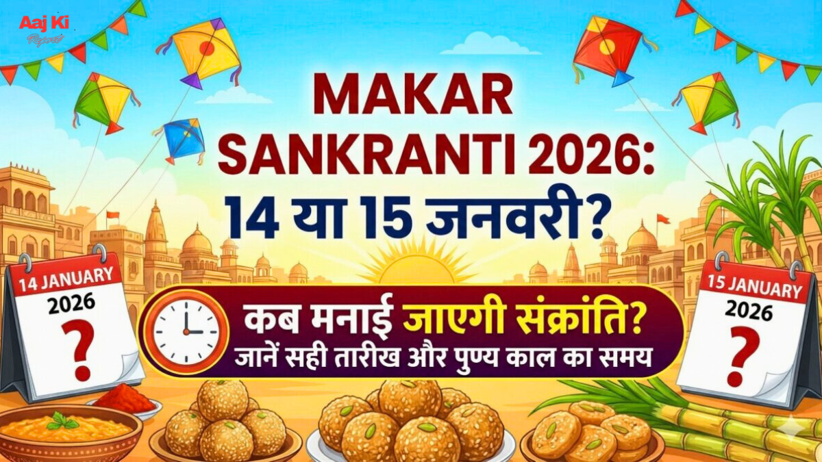 Makar Sankranti 2026 Date with rising sun, kites and Indian festival celebration